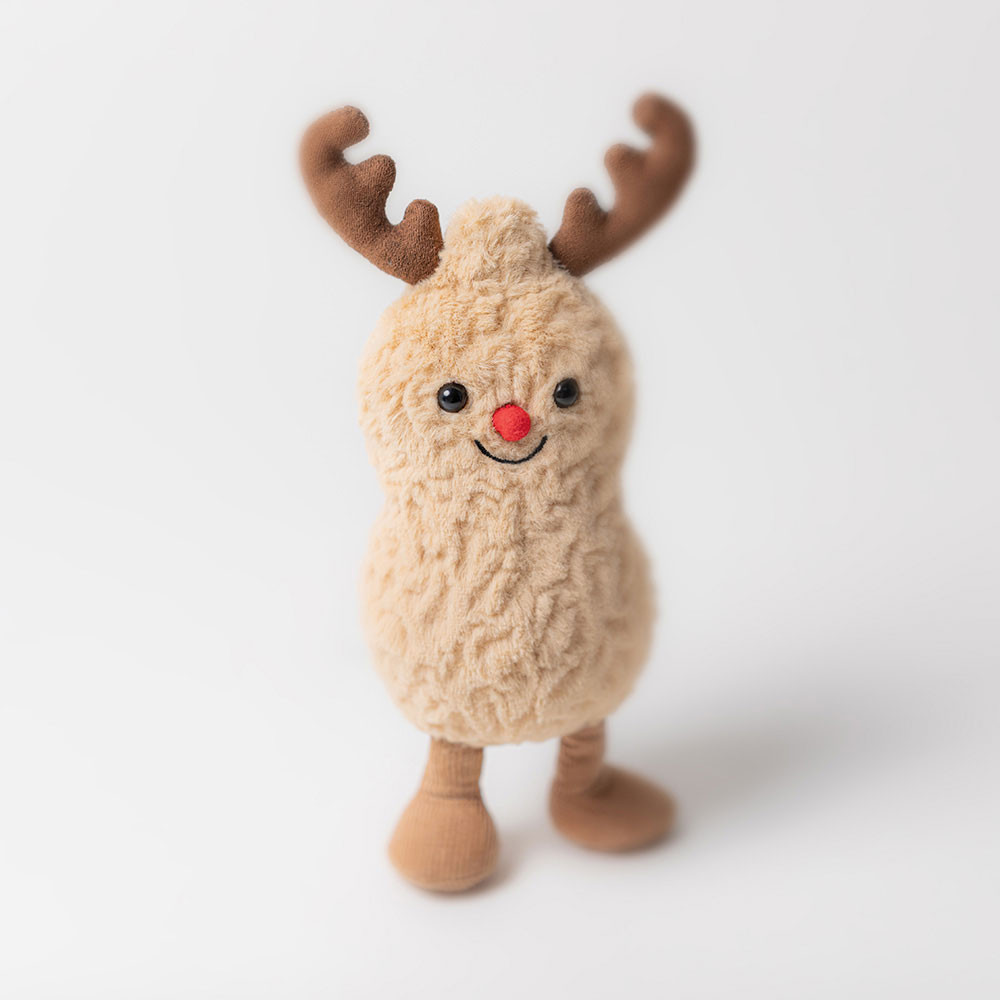 Brown Jellycat Amuseables Peanut Reindeer | US-ASDZ51793