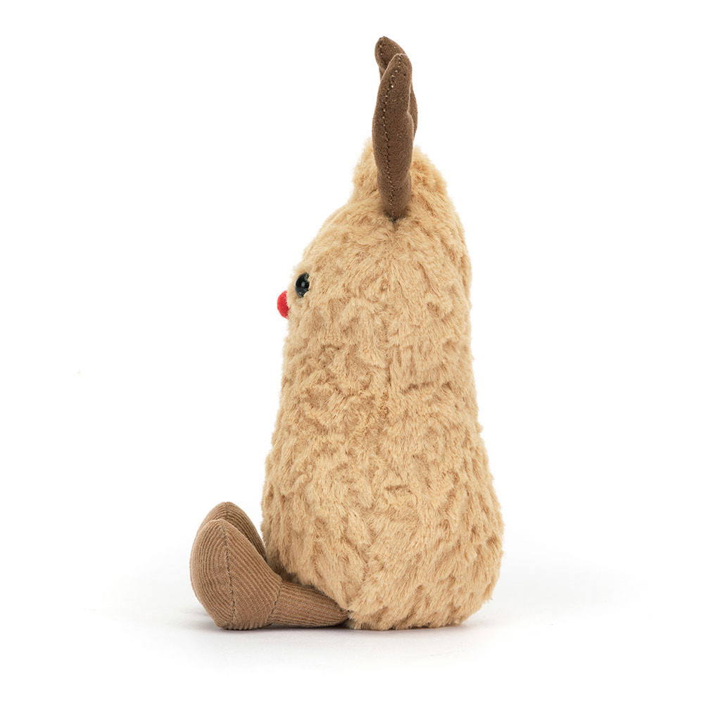 Brown Jellycat Amuseables Peanut Reindeer | US-ASDZ51793