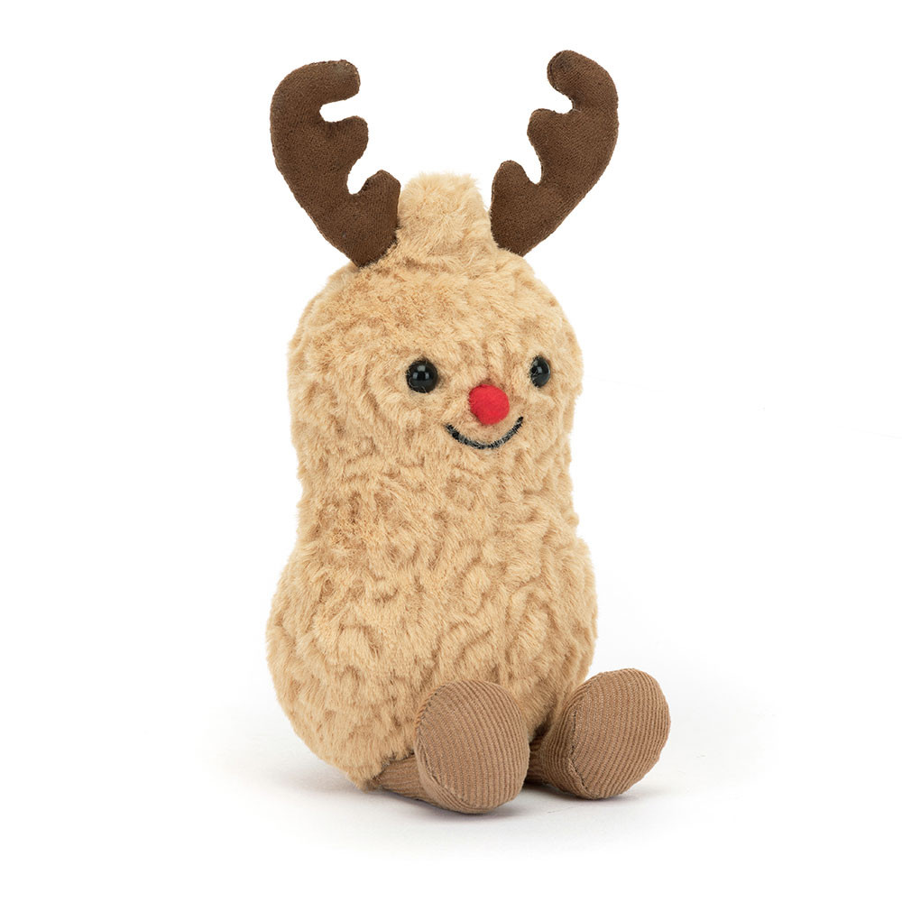 Brown Jellycat Amuseables Peanut Reindeer | US-ASDZ51793