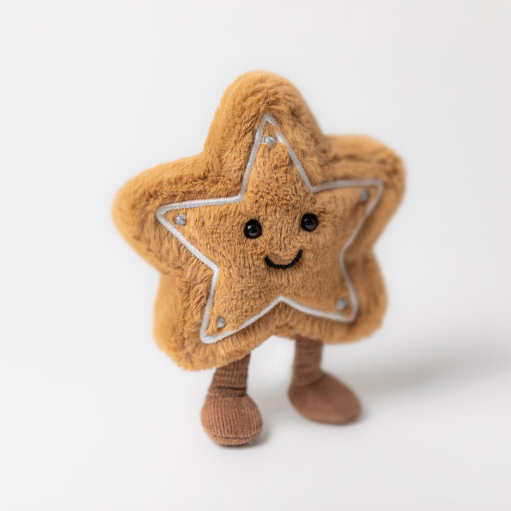 Brown Jellycat Amuseables Star Cookie | US-LQRP28563