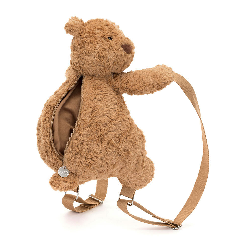 Brown Jellycat Bartholomew Bear Backpack | US-AWGC80529