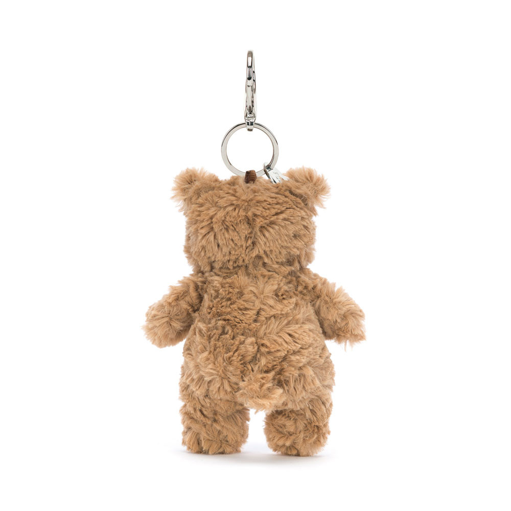 Brown Jellycat Bartholomew Bear Bag Charm | US-PDUH48279