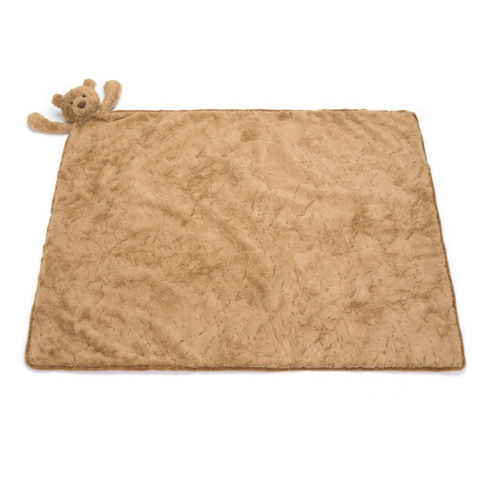 Brown Jellycat Bartholomew Bear Blankie | US-VGAJ75163