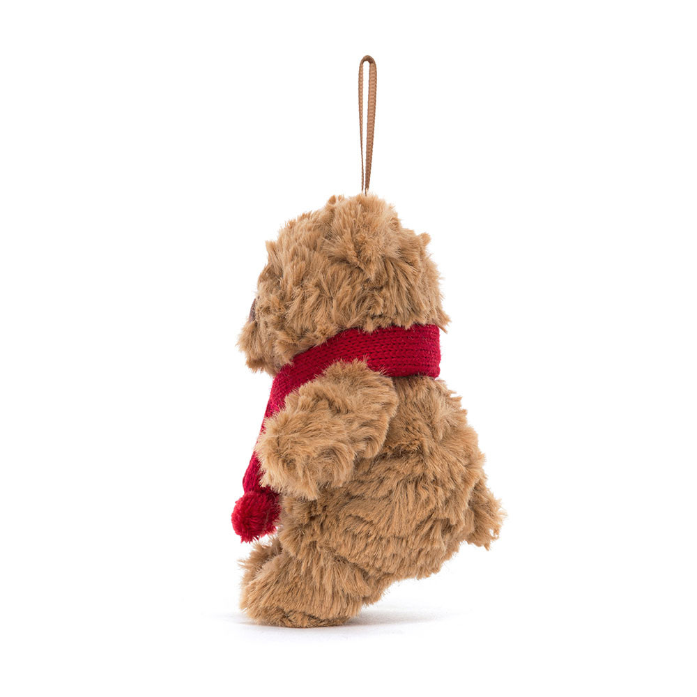 Brown Jellycat Bartholomew Bear Decoration | US-RYWU09832