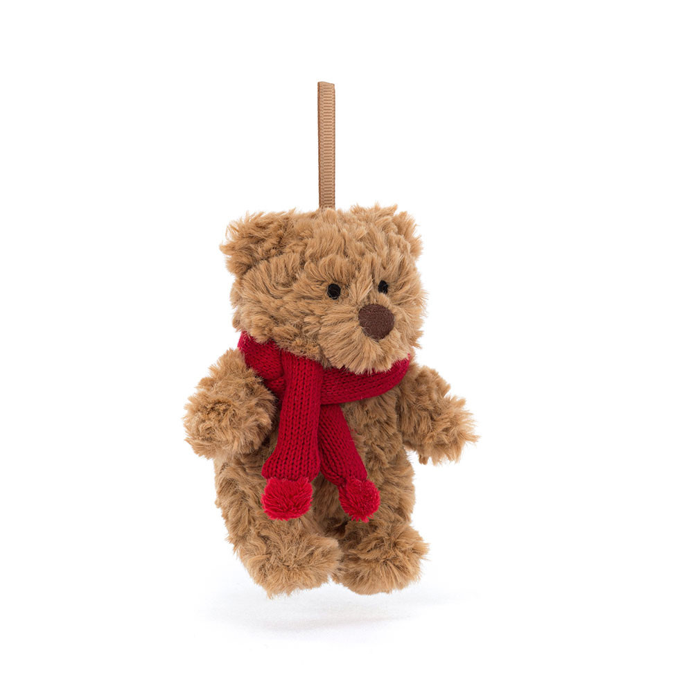 Brown Jellycat Bartholomew Bear Decoration | US-RYWU09832