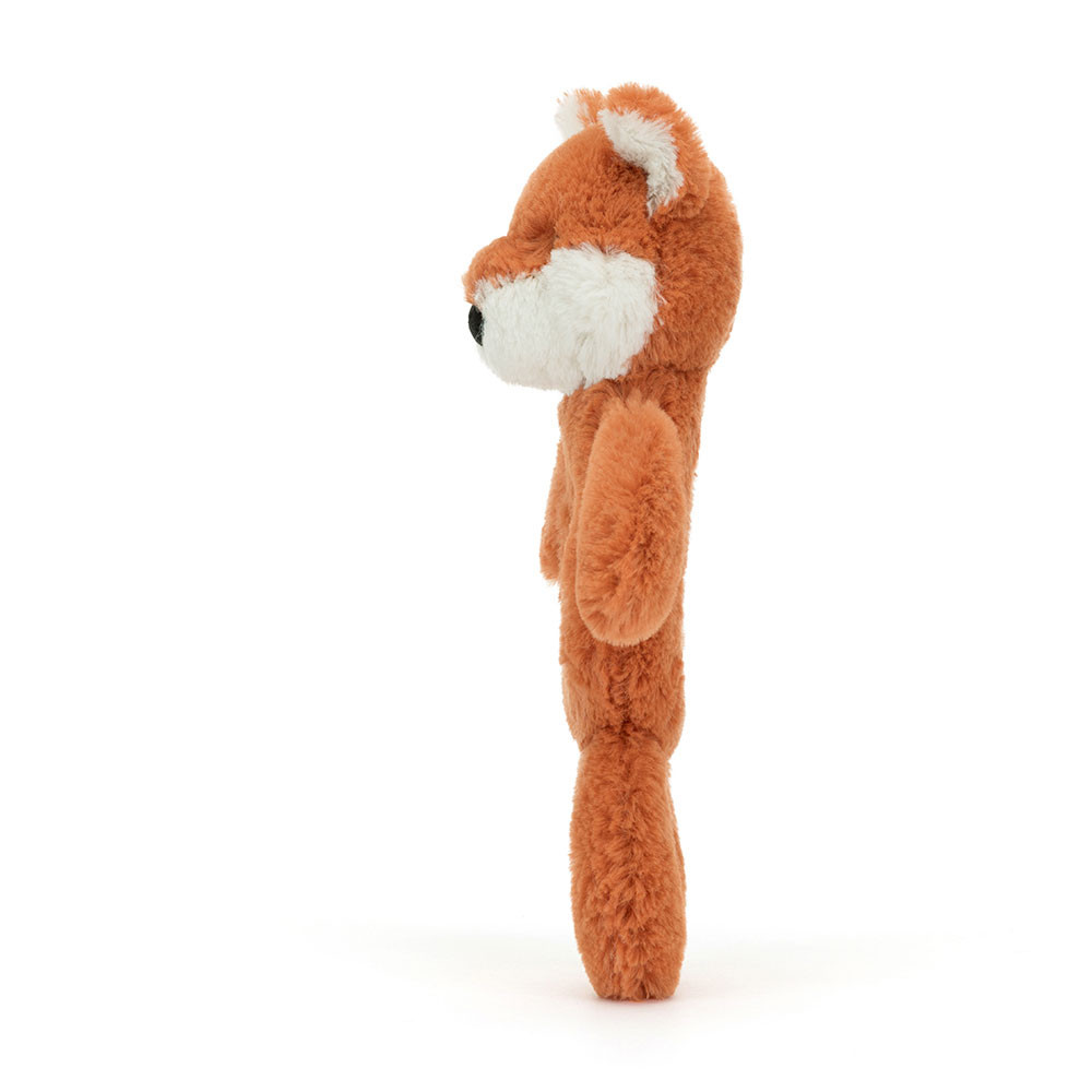 Brown Jellycat Bashful Fox Cub Ring Rattle | US-GPLA56804