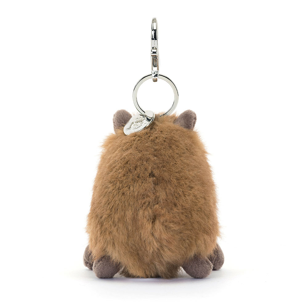 Brown Jellycat Clyde Capybara Bag Charm | US-LWDA13842