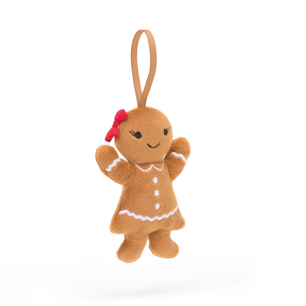 Brown Jellycat Festive Folly Gingerbread Ruby | US-QXWV74631