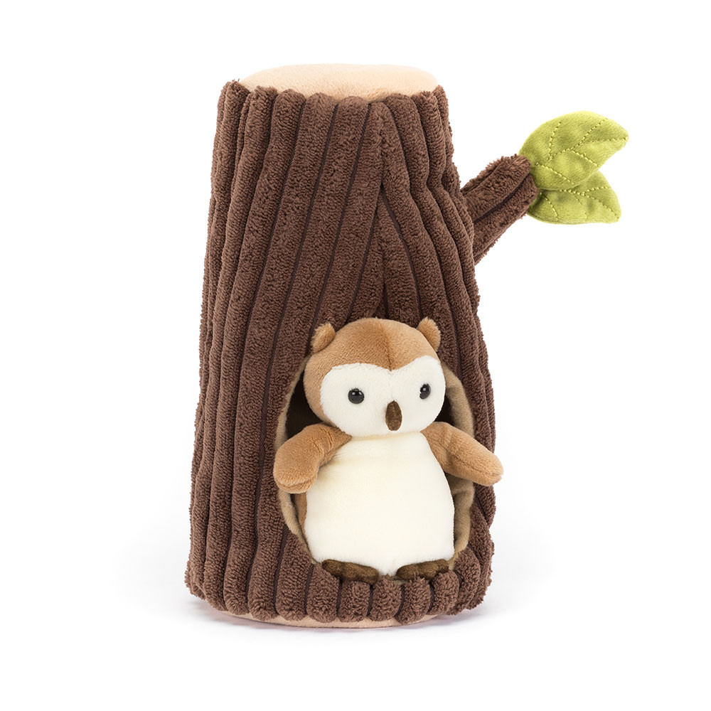 Brown Jellycat Forest Fauna Owl | US-KDQC62810