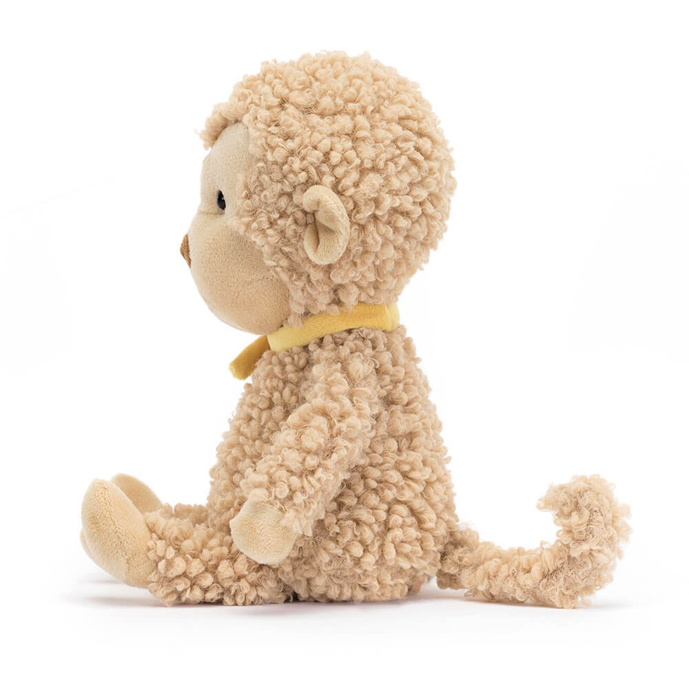 Brown Jellycat Fuzzkin Monkey | US-BHID20586