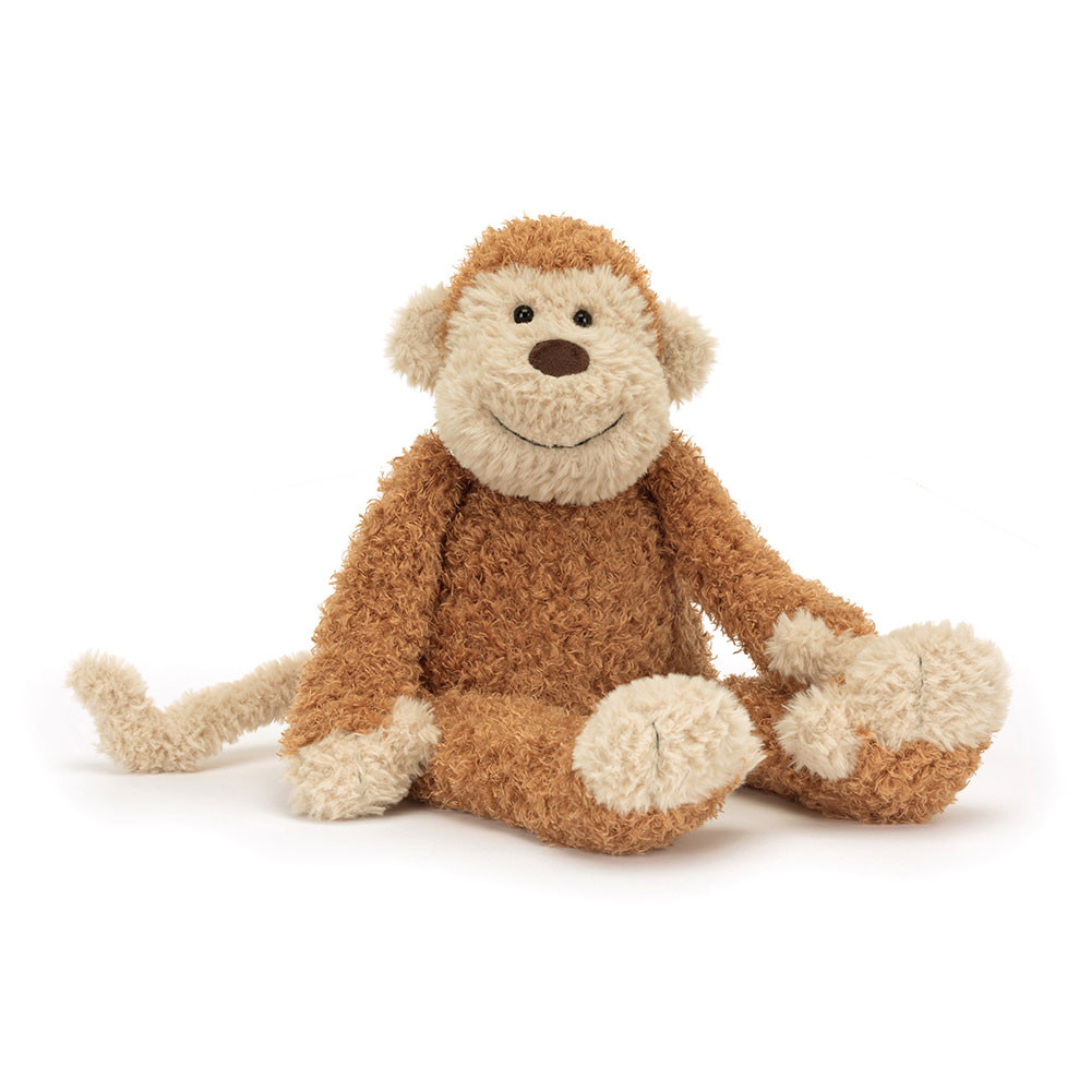 Brown Jellycat Junglie Monkey | US-KTSV91543