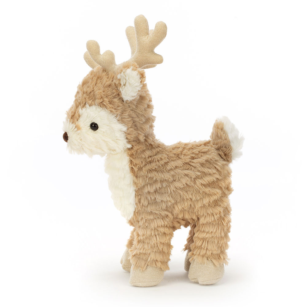 Brown Jellycat Mitzi Reindeer | US-KQUL03752