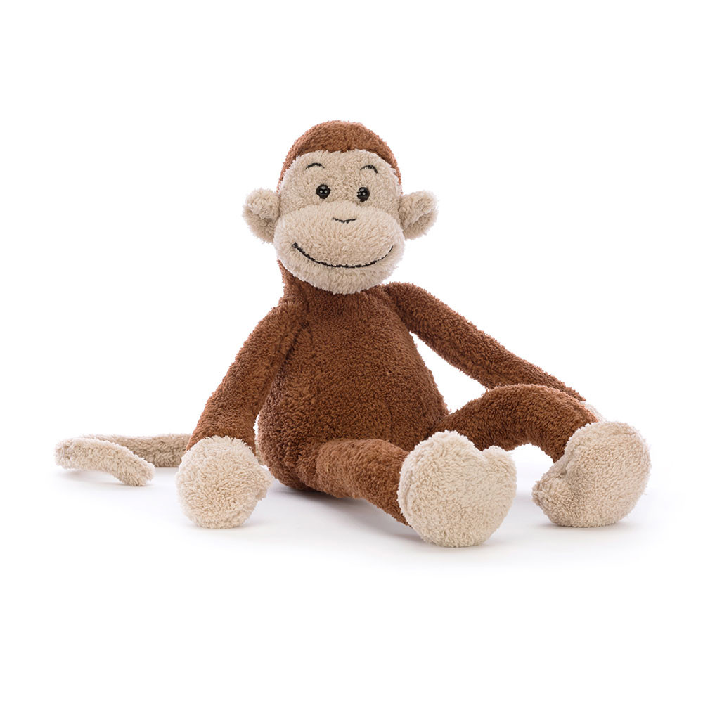 Brown Jellycat Slackajack Monkey | US-IZLG18537