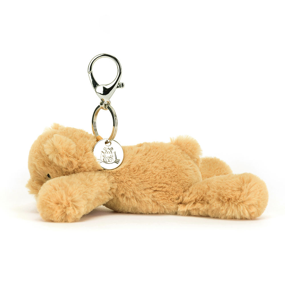 Brown Jellycat Smudge Bear Bag Charm | US-KVNZ71865