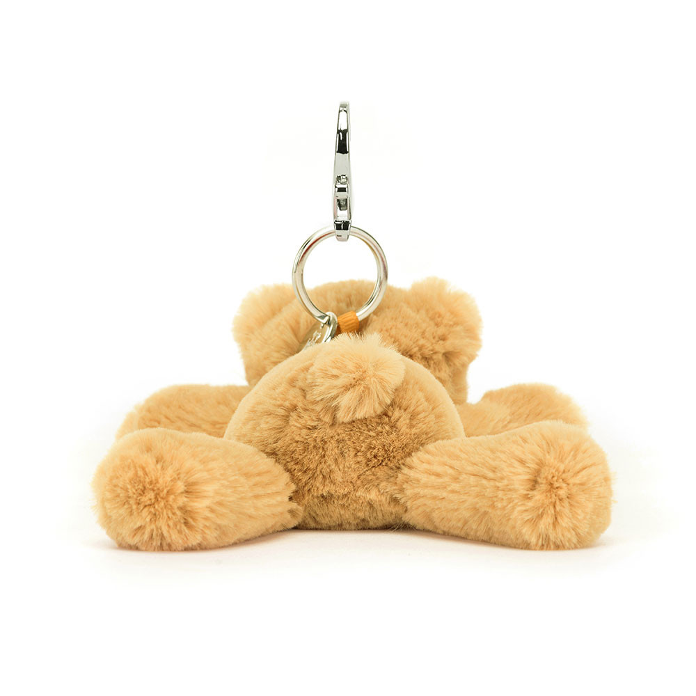 Brown Jellycat Smudge Bear Bag Charm | US-KVNZ71865