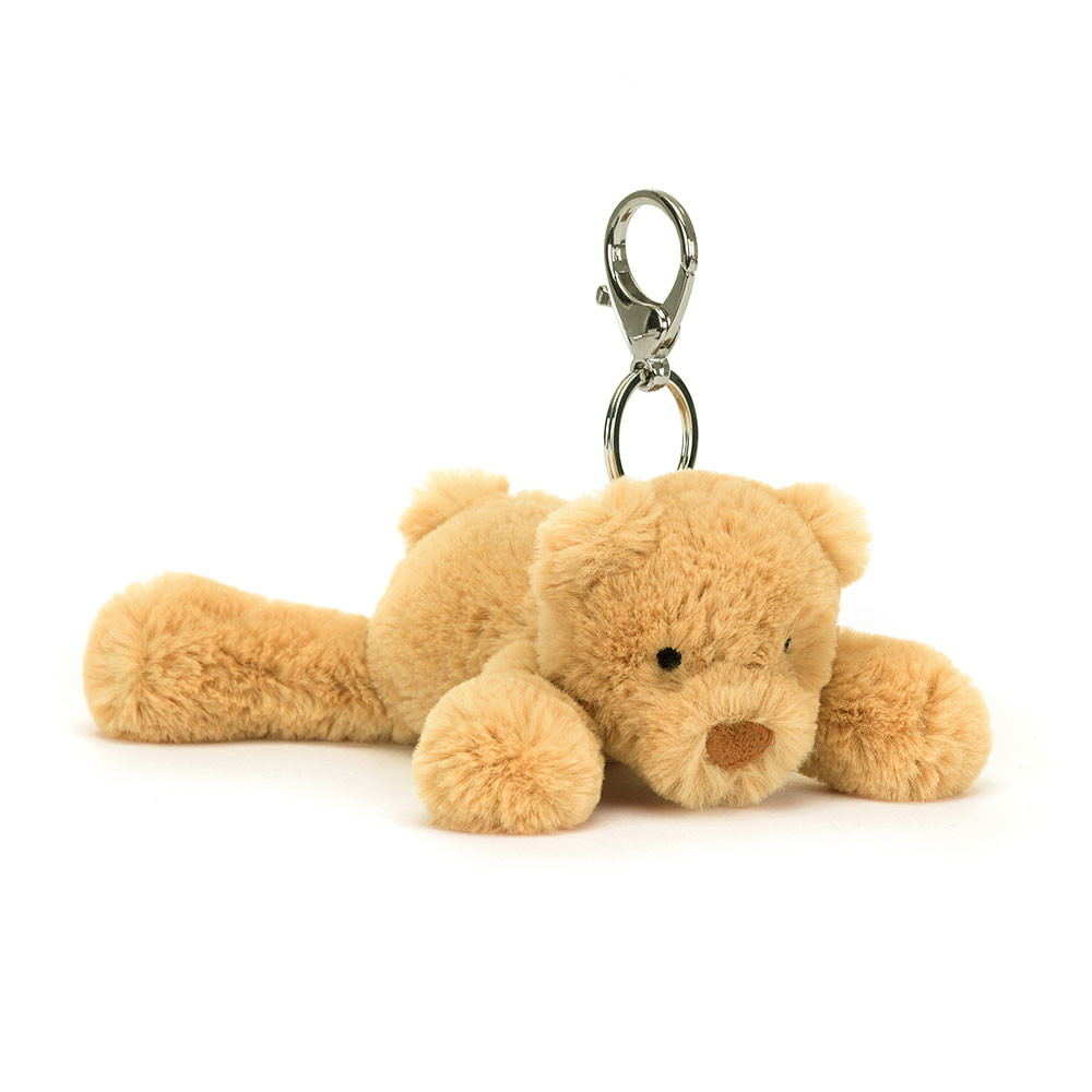 Brown Jellycat Smudge Bear Bag Charm | US-KVNZ71865