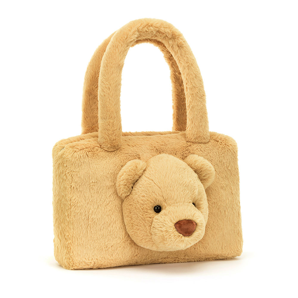 Brown Jellycat Smudge Bear Tote Bag | US-JLNW09841