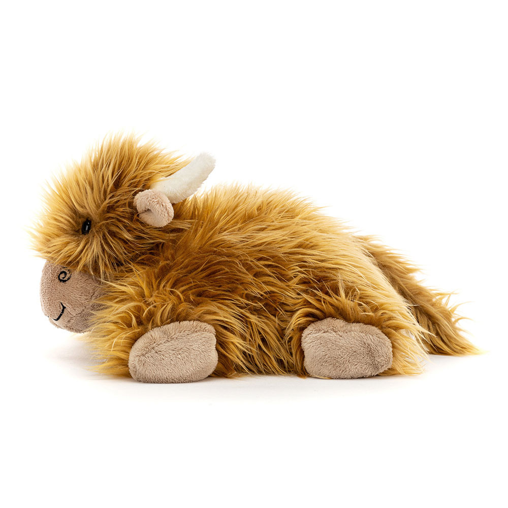 Brown Jellycat Truffles Highland Cow | US-BUCA87213