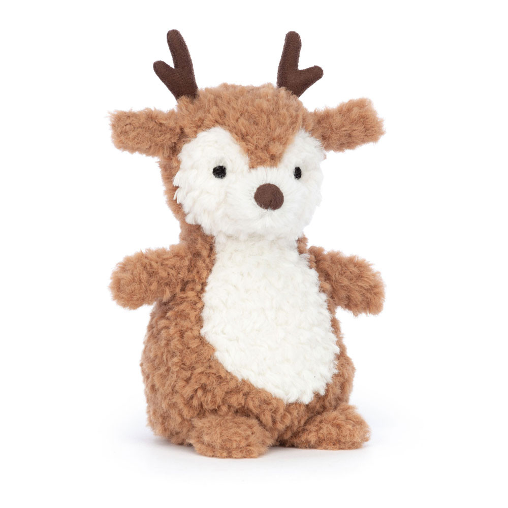 Brown / Beige Jellycat Wee Reindeer | US-QYES42701