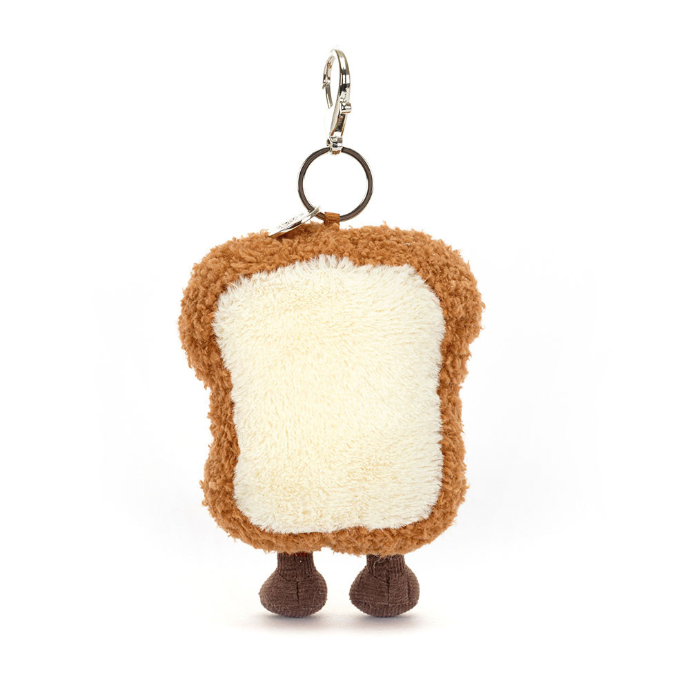 Brown / Cream Jellycat Amuseables Toast Bag Charm | US-TBVD46018