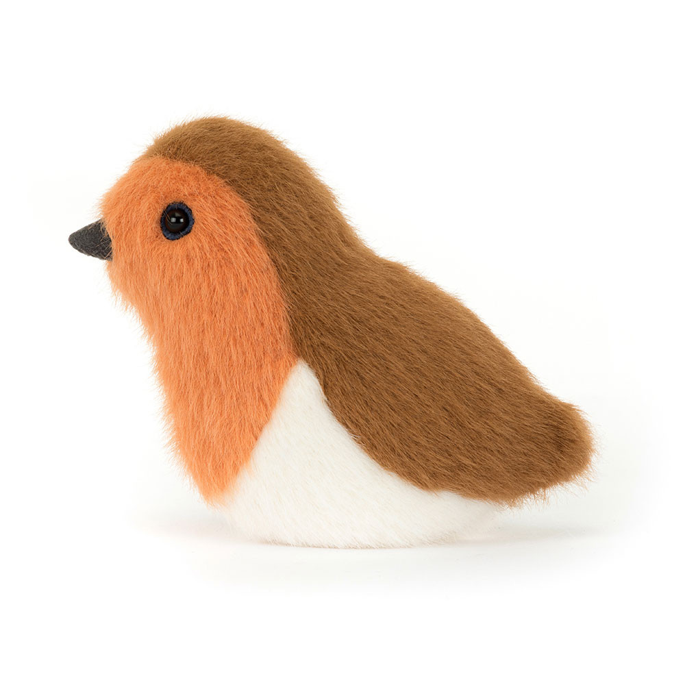 Brown / Cream Jellycat Birdling Robin | US-WUQK73042