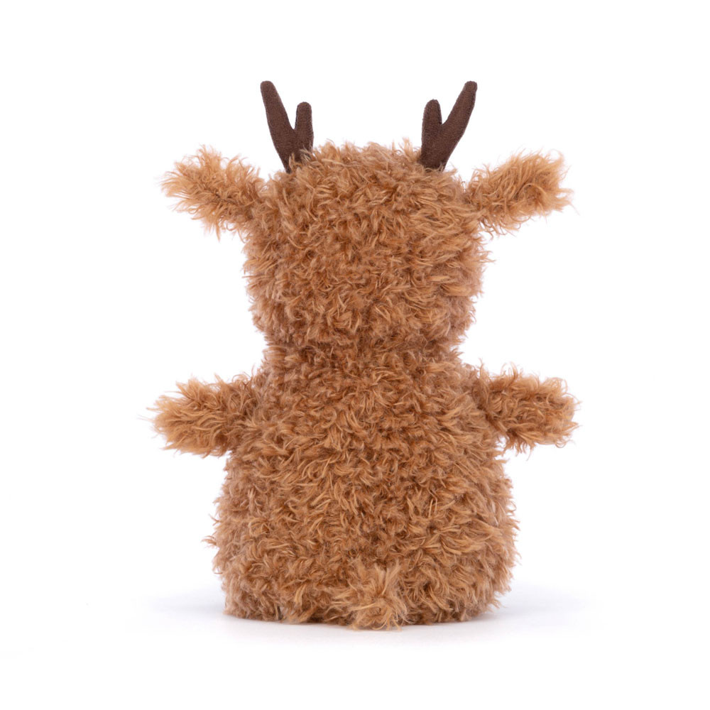 Brown / Cream Jellycat Little Reindeer | US-GNIZ21638