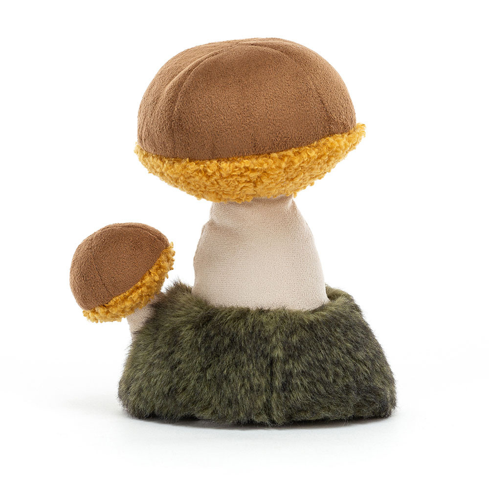 Brown / Dark Green Jellycat Wild Nature Boletus Mushroom | US-XJTW42185