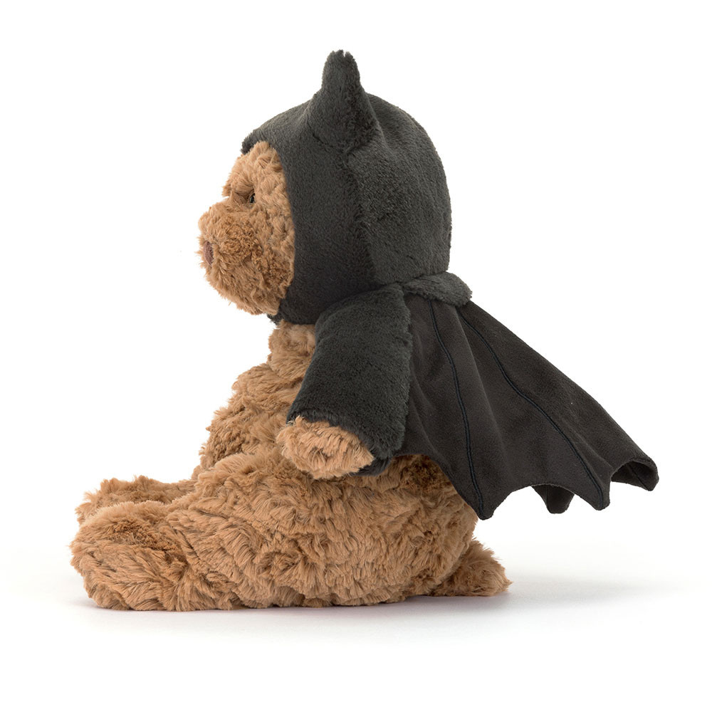 Brown / Dark Grey Jellycat Bartholomew Bear Bat | US-ASBK64182