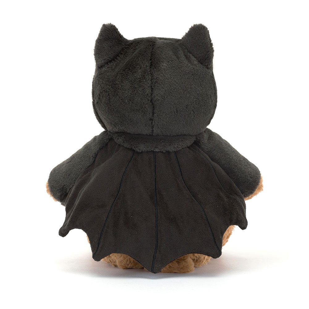 Brown / Dark Grey Jellycat Bartholomew Bear Bat | US-ASBK64182