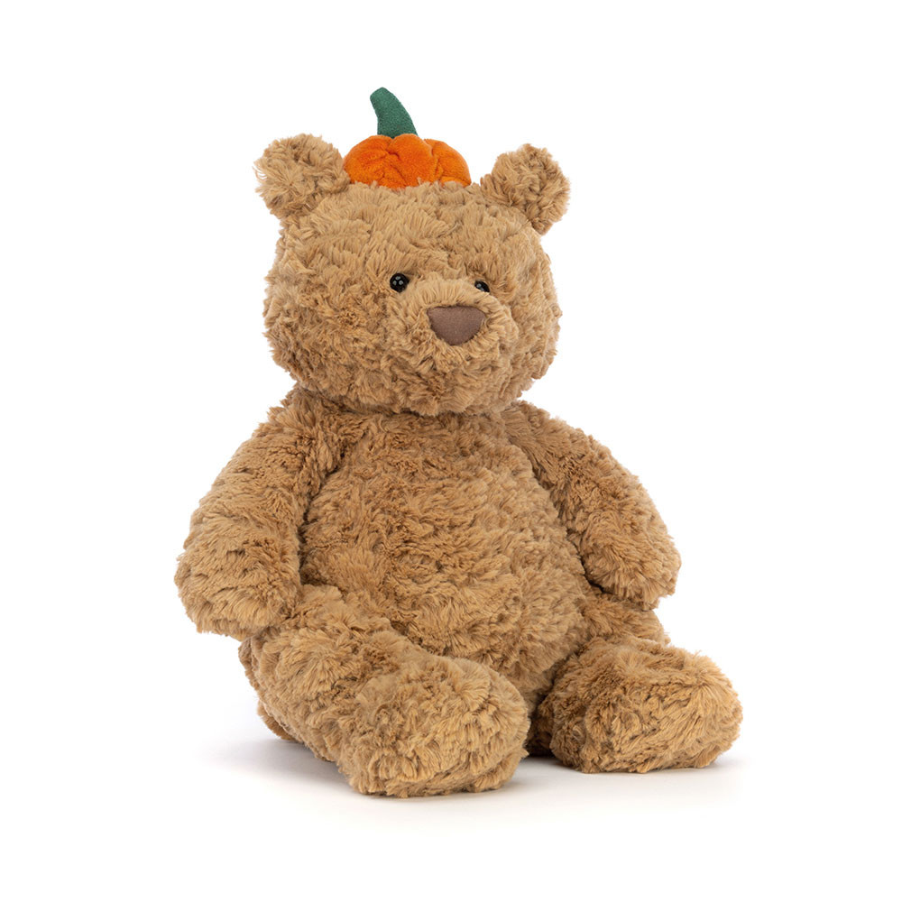 Brown / Orange Jellycat Bartholomew Bear Pumpkin | US-ZIXP19574