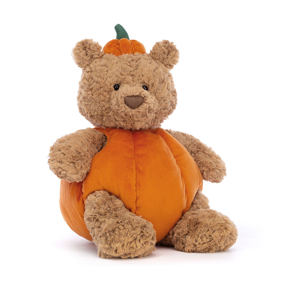 Brown / Orange Jellycat Bartholomew Bear Pumpkin | US-ZIXP19574