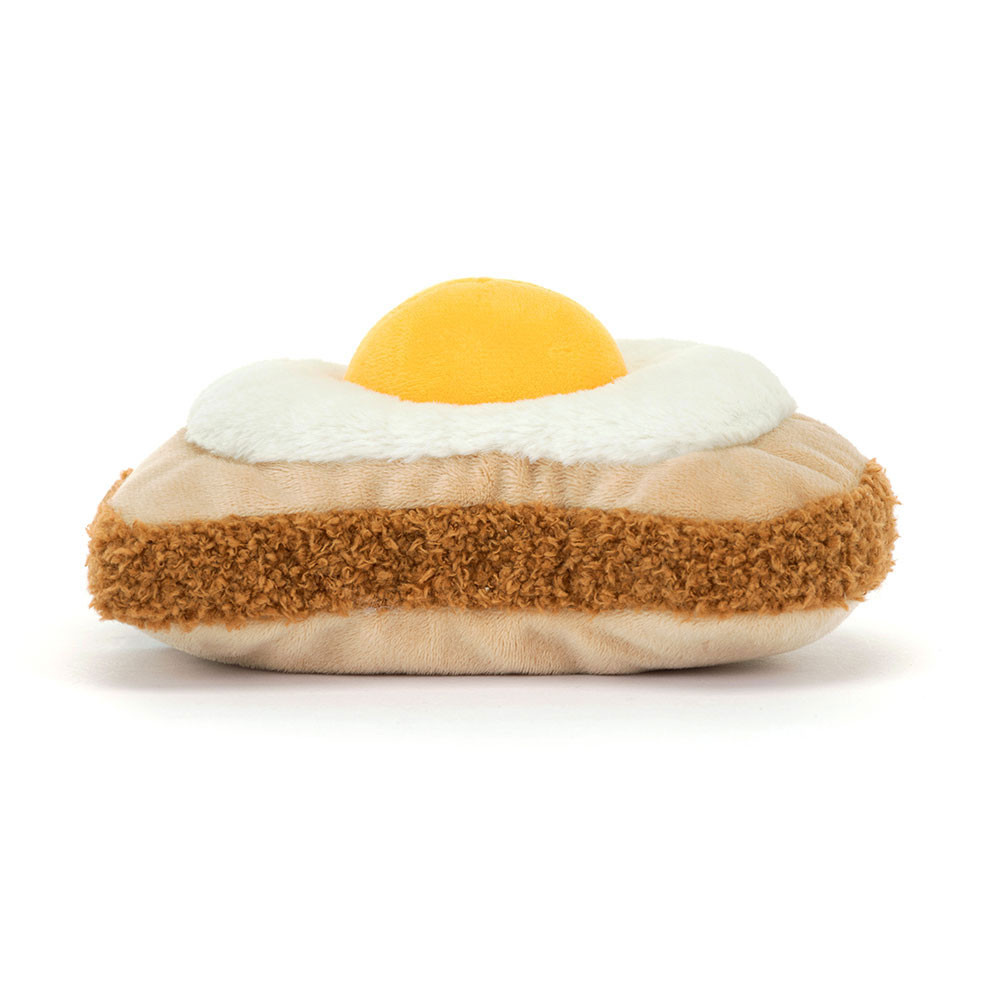 Brown / White Jellycat Amuseables Egglantine Egg On Toast | US-AGVZ75139