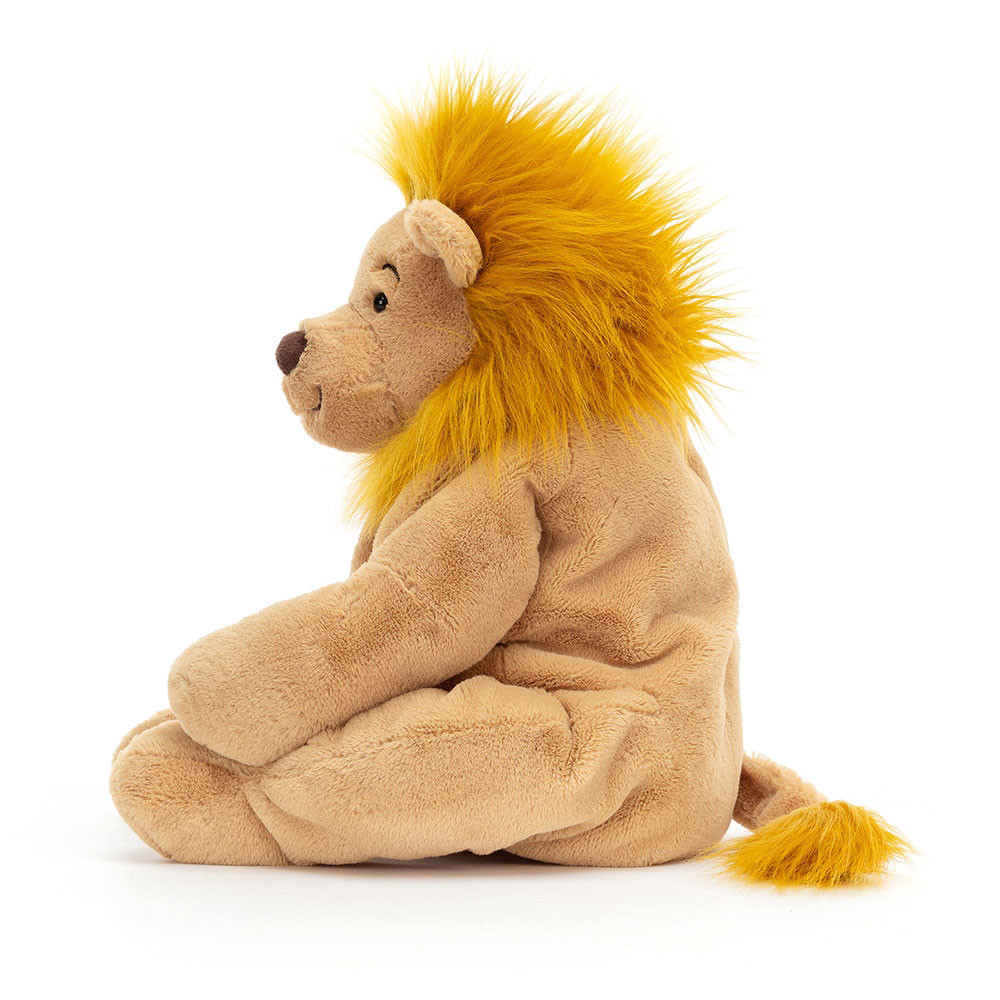 Brown / Yellow Jellycat Rumpletum Lion | US-OXBT68243