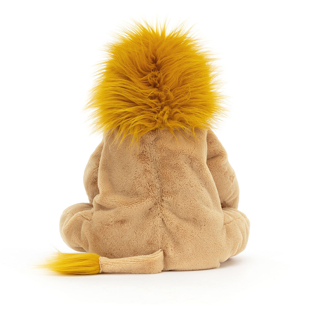 Brown / Yellow Jellycat Rumpletum Lion | US-OXBT68243