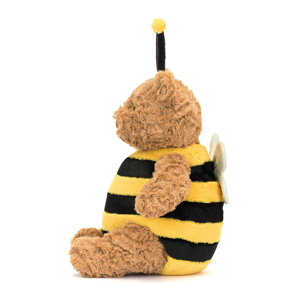 Brown / Yellow / Black Jellycat Bartholomew Bear Bumblebee | US-LRMC95703