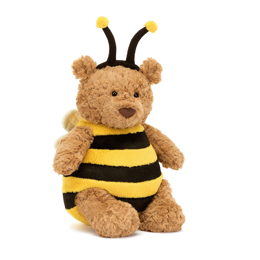 Brown / Yellow / Black Jellycat Bartholomew Bear Bumblebee | US-LRMC95703