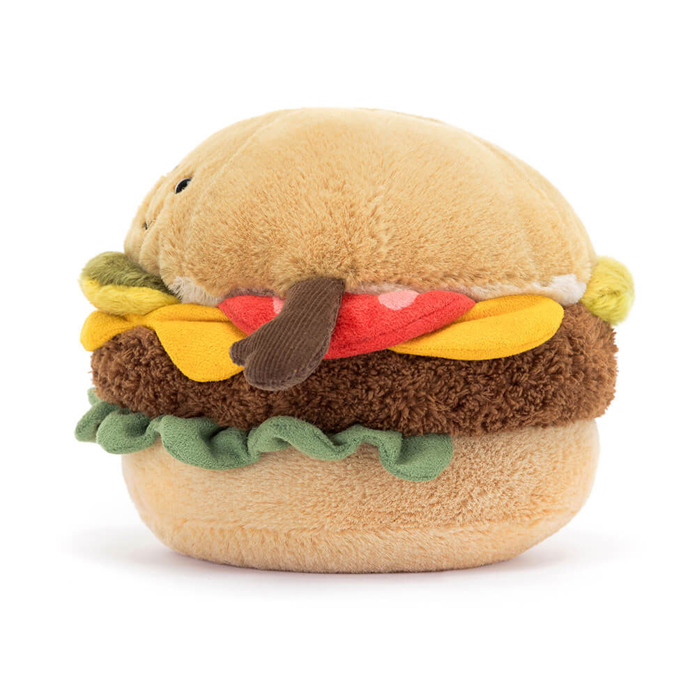 Brown / Yellow / Green Jellycat Amuseables Burger | US-VMJR97120