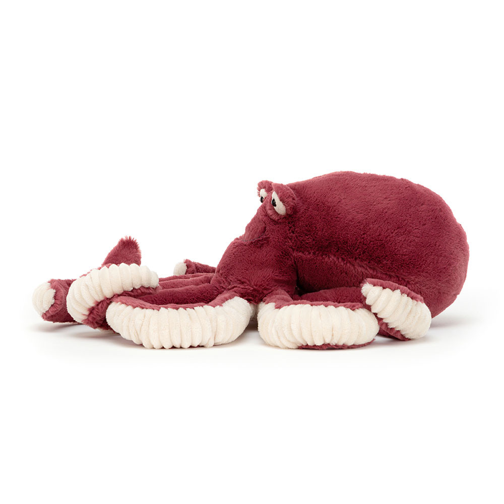 Burgundy Jellycat Obbie Octopus | US-PVMG38294