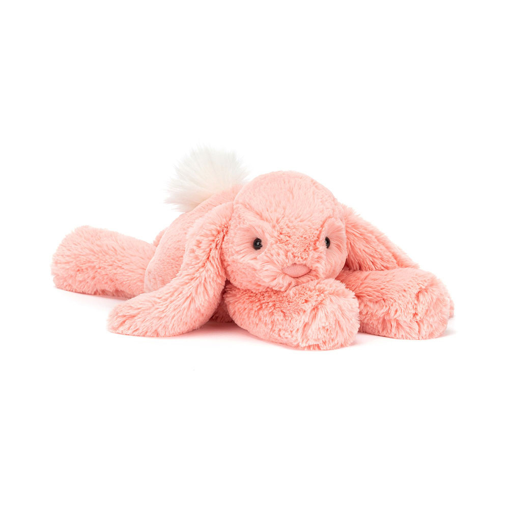 Coral Jellycat Smudge Apricot Rabbit | US-XLSN85036