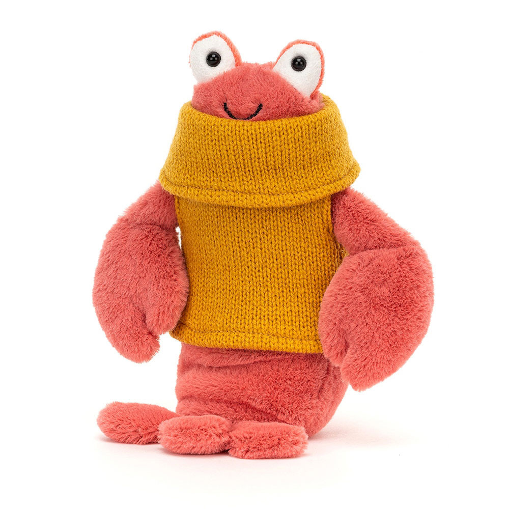 Coral / Yellow Jellycat Cozy Crew Lobster | US-HZLN87065