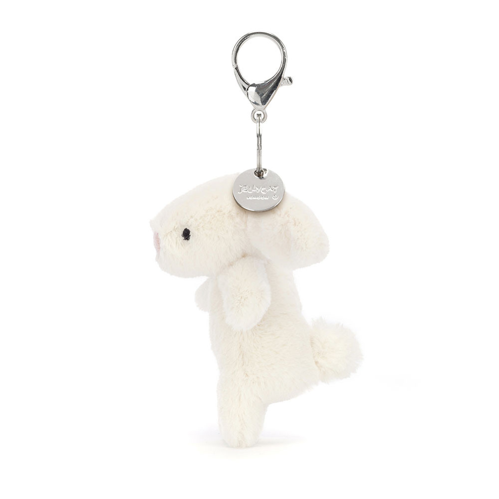 Cream Jellycat Bashful Bunny Bag Charm | US-ELOP62903