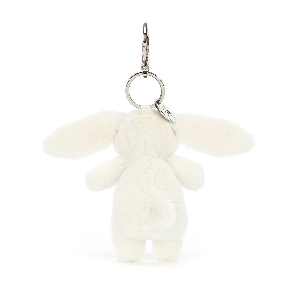 Cream Jellycat Bashful Bunny Bag Charm | US-ELOP62903