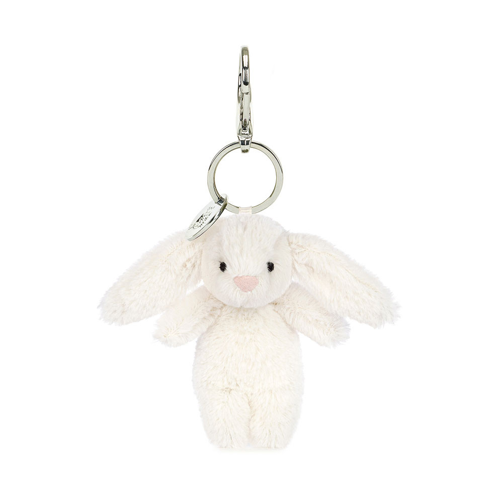 Cream Jellycat Bashful Bunny Bag Charm | US-ELOP62903