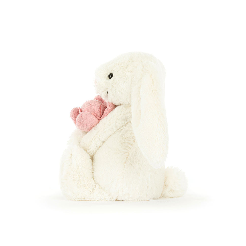 Cream Jellycat Bashful Bunny Peony | US-KCXV32681