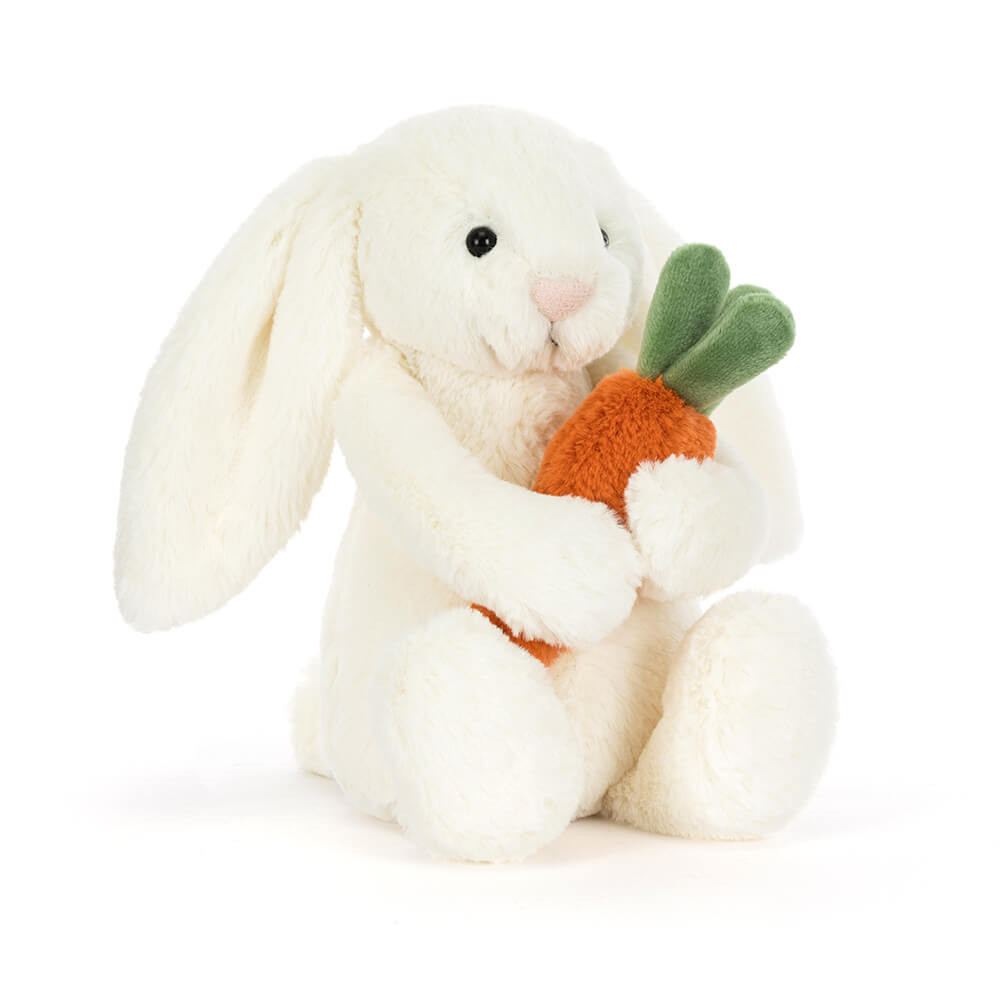 Cream Jellycat Bashful Carrot Bunny | US-GSXW30719