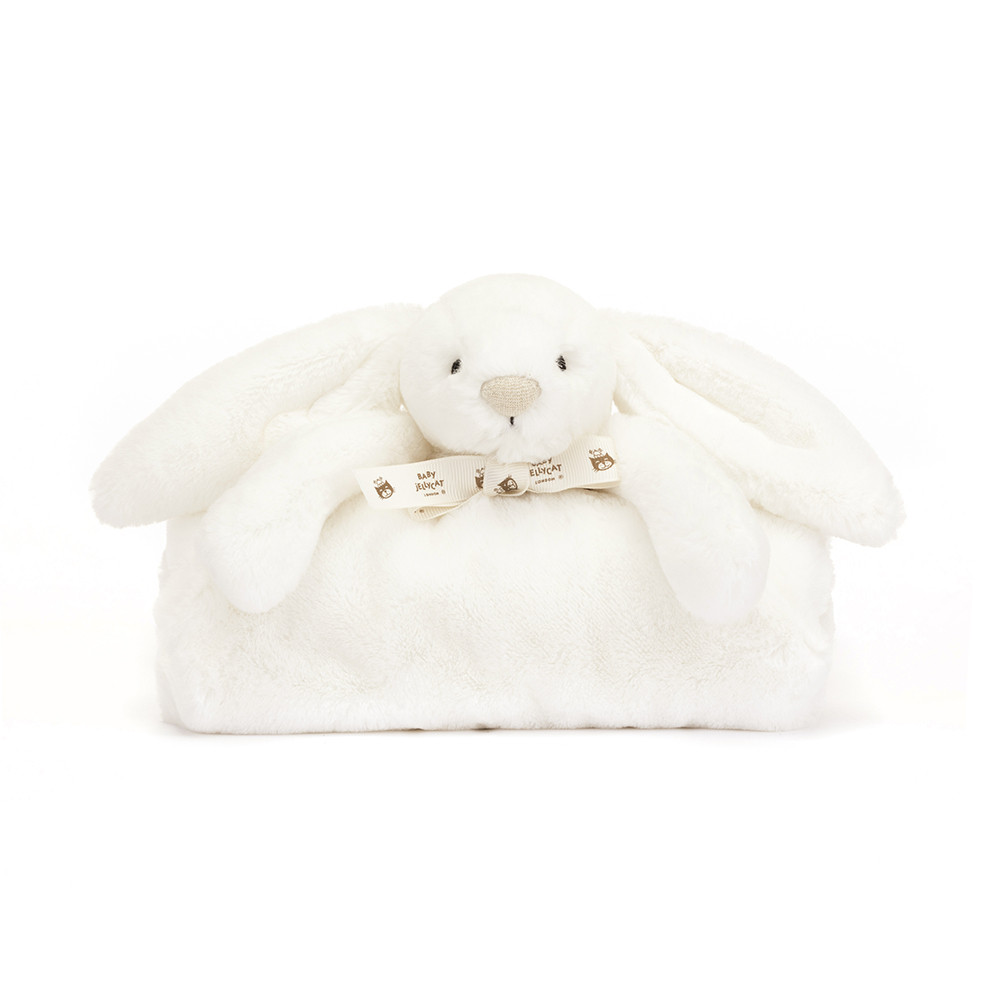 Cream Jellycat Bashful Luxe Bunny Blankie | US-LXEA54691