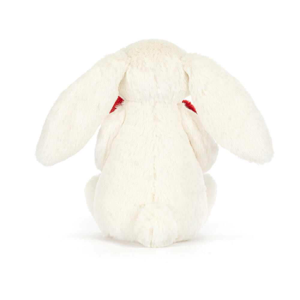 Cream Jellycat Bashful Red Love Heart Bunny | US-LPVI37452