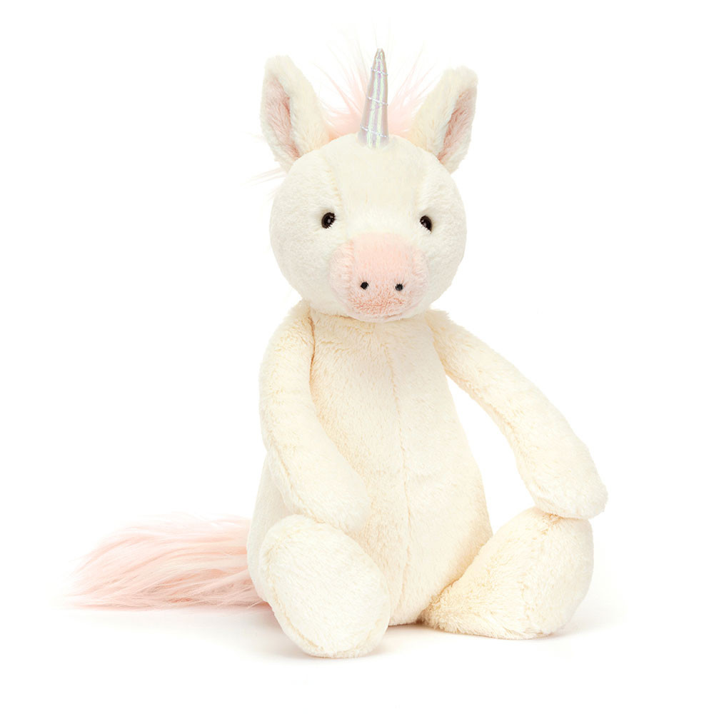 Cream Jellycat Bashful Unicorn | US-STDP52048