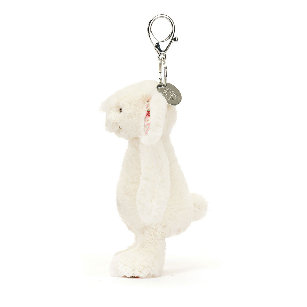 Cream Jellycat Blossom Bunny Berry Bag Charm | US-JDVX13572