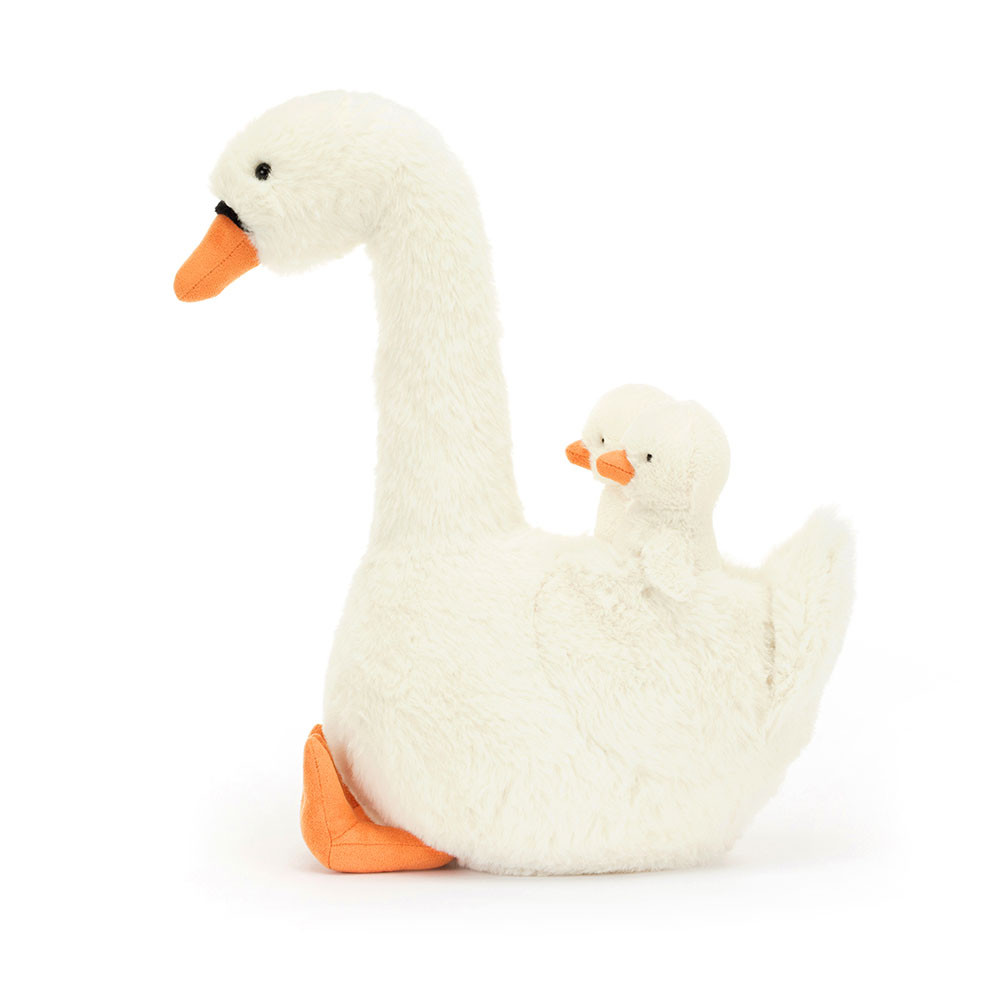 Cream Jellycat Featherful Swan | US-EZFH69127